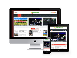 新聞博客資訊類網站pbootcms模板(自適應手機端)