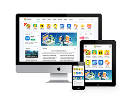 手機APP游戲下載類網站織夢模板(自適應手機端)