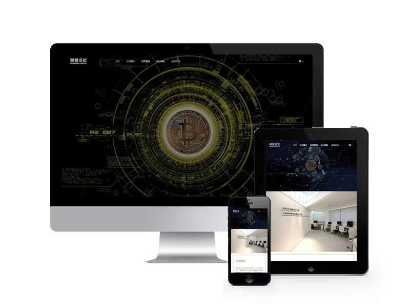 金融資本咨詢推廣落地頁類網站pbootcms模板(自適應手機端)