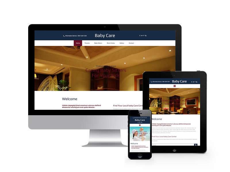 嬰兒護(hù)理類(lèi)網(wǎng)站HTML靜態(tài)模板