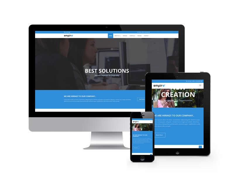 企業(yè)項(xiàng)目展示類網(wǎng)站HTML靜態(tài)模板