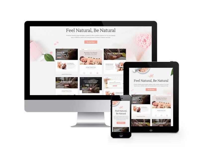 水療spa類網(wǎng)站HTML靜態(tài)模板