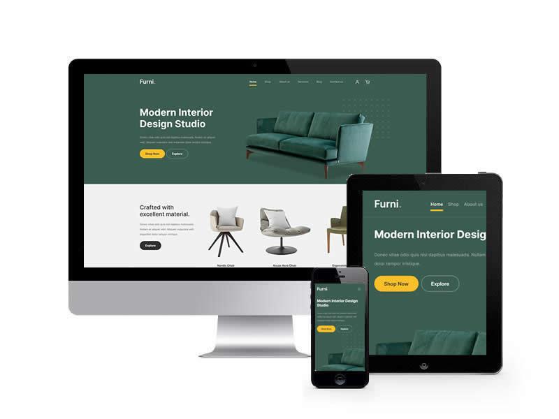 家居展示類網(wǎng)站HTML靜態(tài)模板