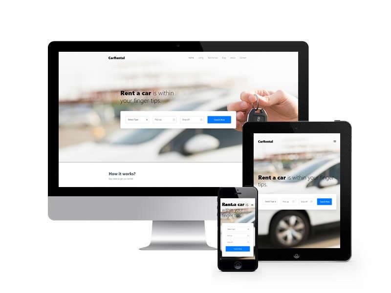 汽車租賃類網(wǎng)站HTML靜態(tài)模板