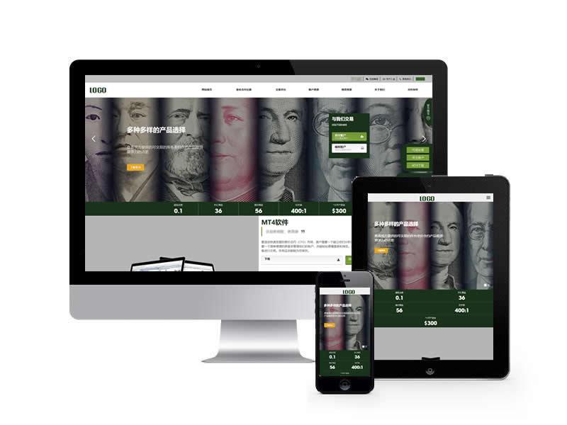 外匯類網(wǎng)站pbootcms模板(自適應(yīng)手機(jī)端)