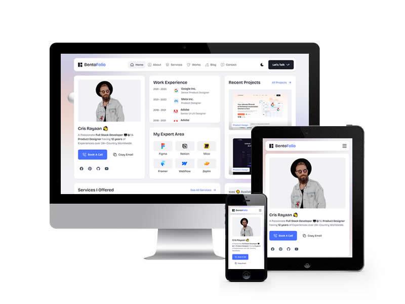 個(gè)人簡(jiǎn)歷類網(wǎng)站HTML靜態(tài)模板